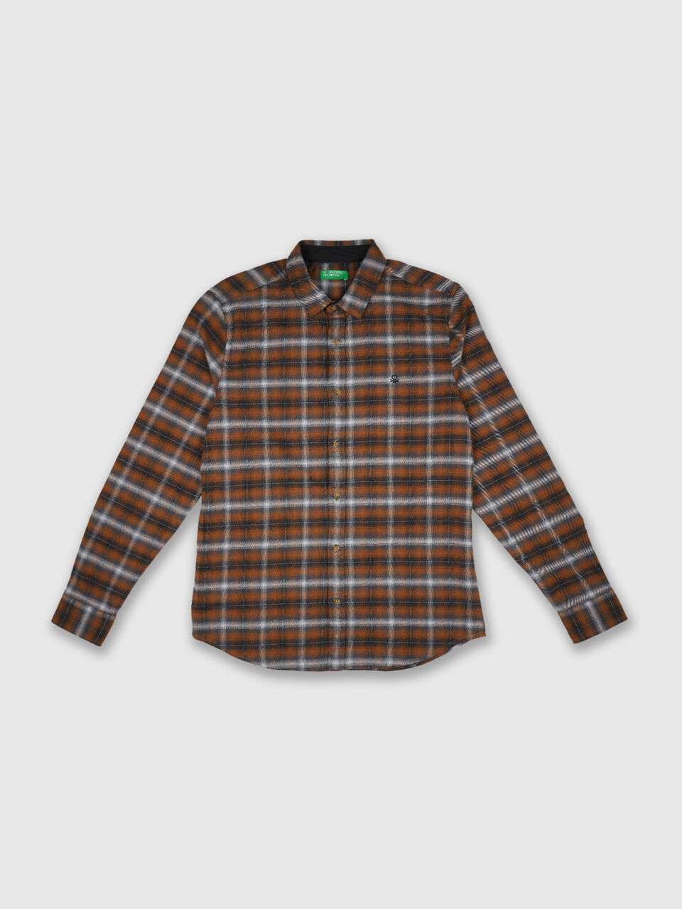 Fill Sleeve StretcHalf Sleevehadow Flannel Check Shirt image number 1