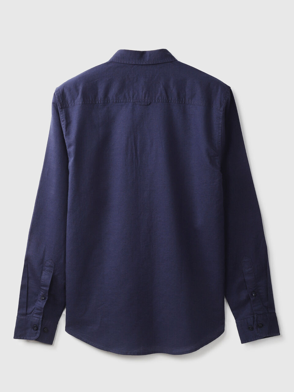 F/S LINEN REGULAR COLLAR SHIRT image number 2