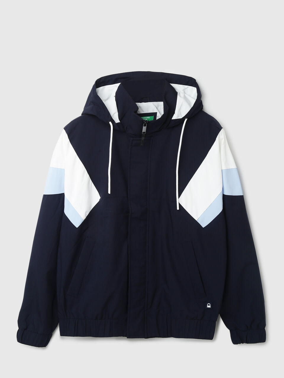 RAGLAN SLEEVE COLOR BLOCK JACKET image number 1