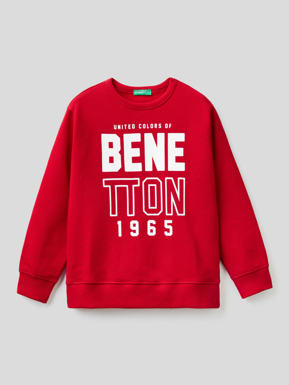 Sweatshirt with logo print image number 1
