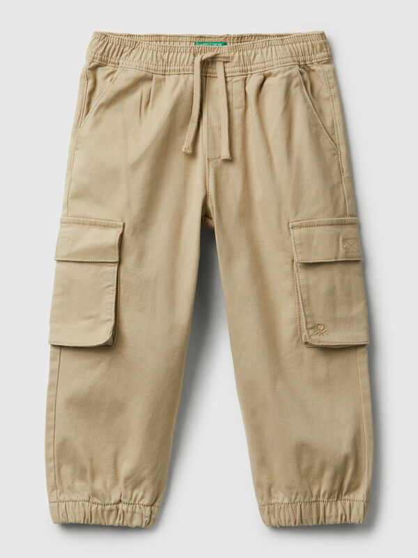 Cargo trousers with drawstring Junior Boy