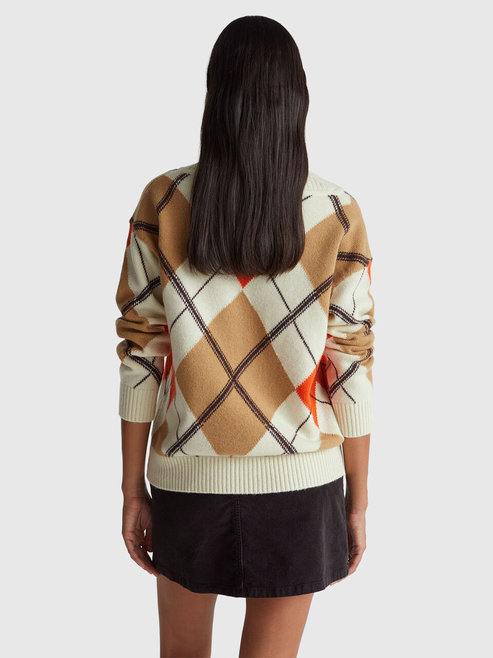 V NECK SWEATER L/S Women image number null