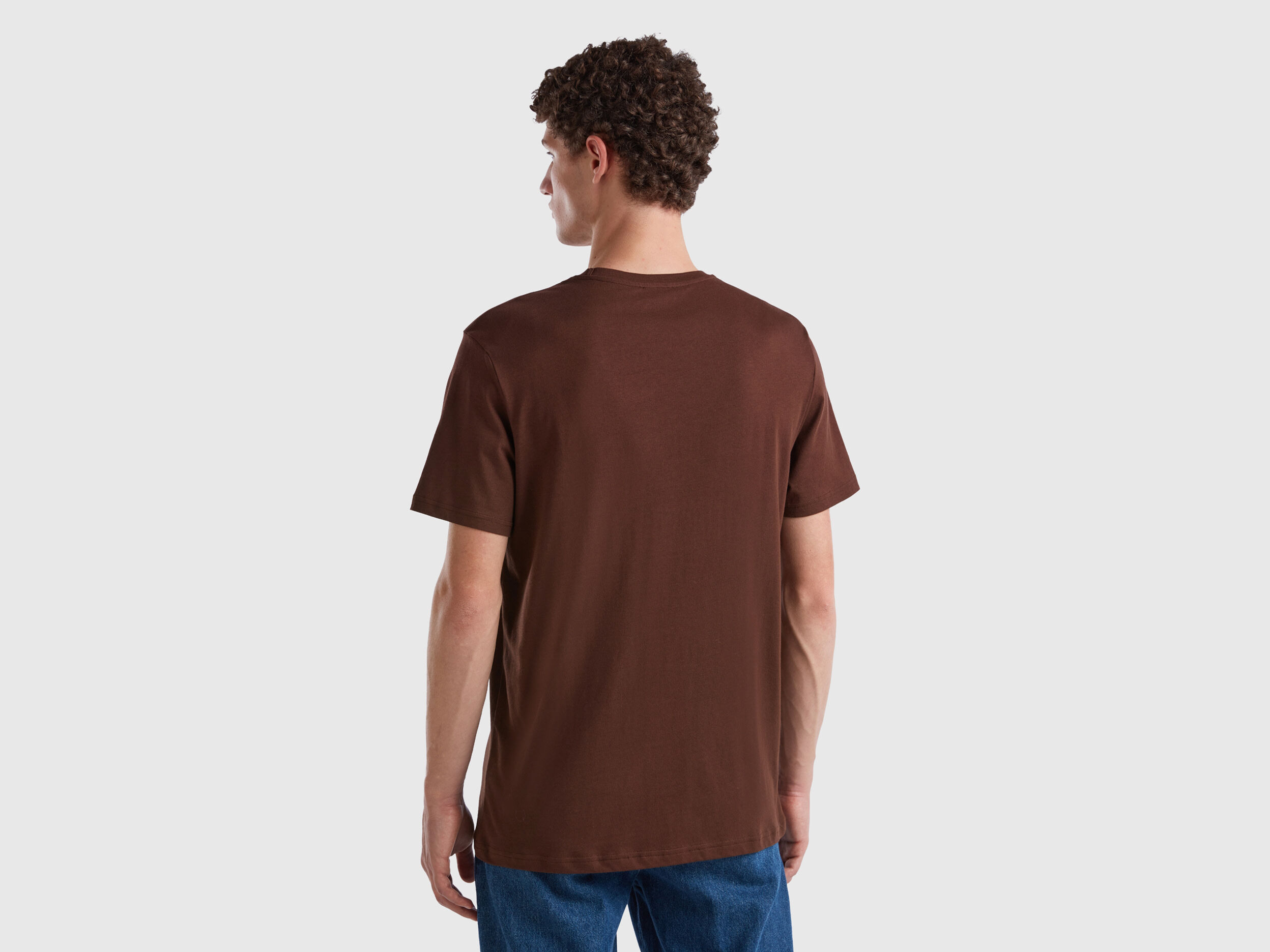 Brown crew store neck t shirt