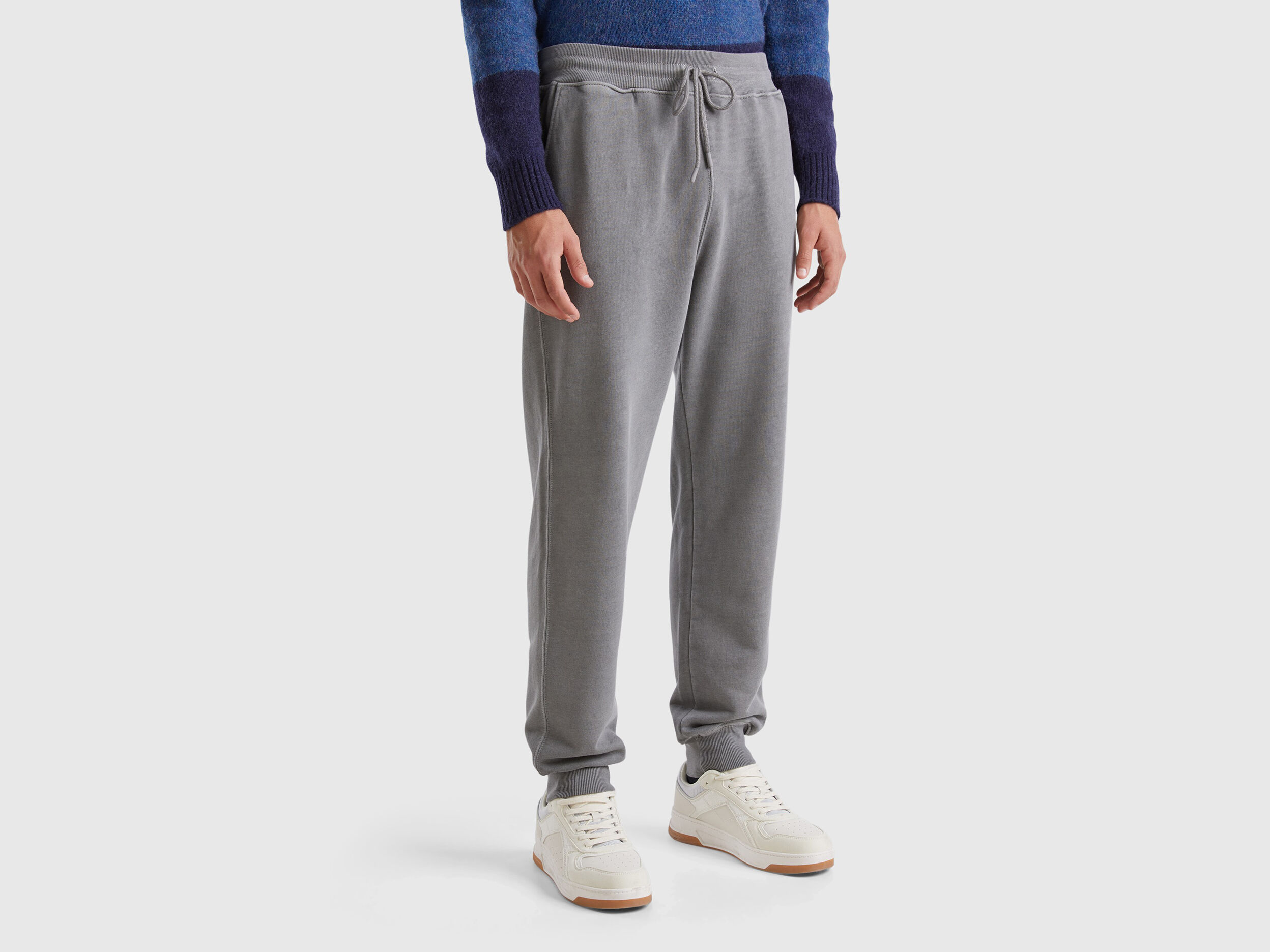 Joggers in organic cotton Gray Benetton