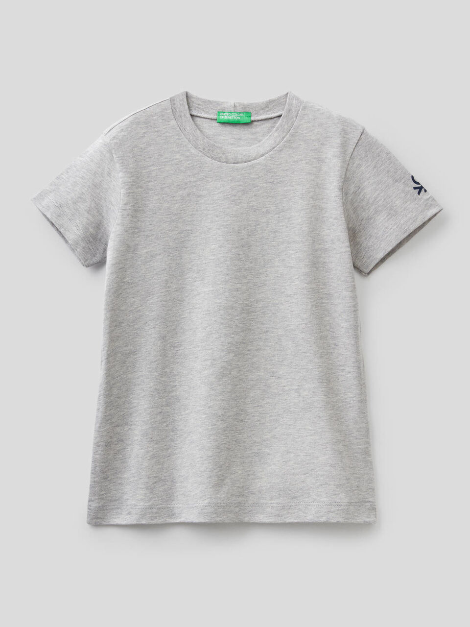 Organic cotton t-shirt with logo print image number null