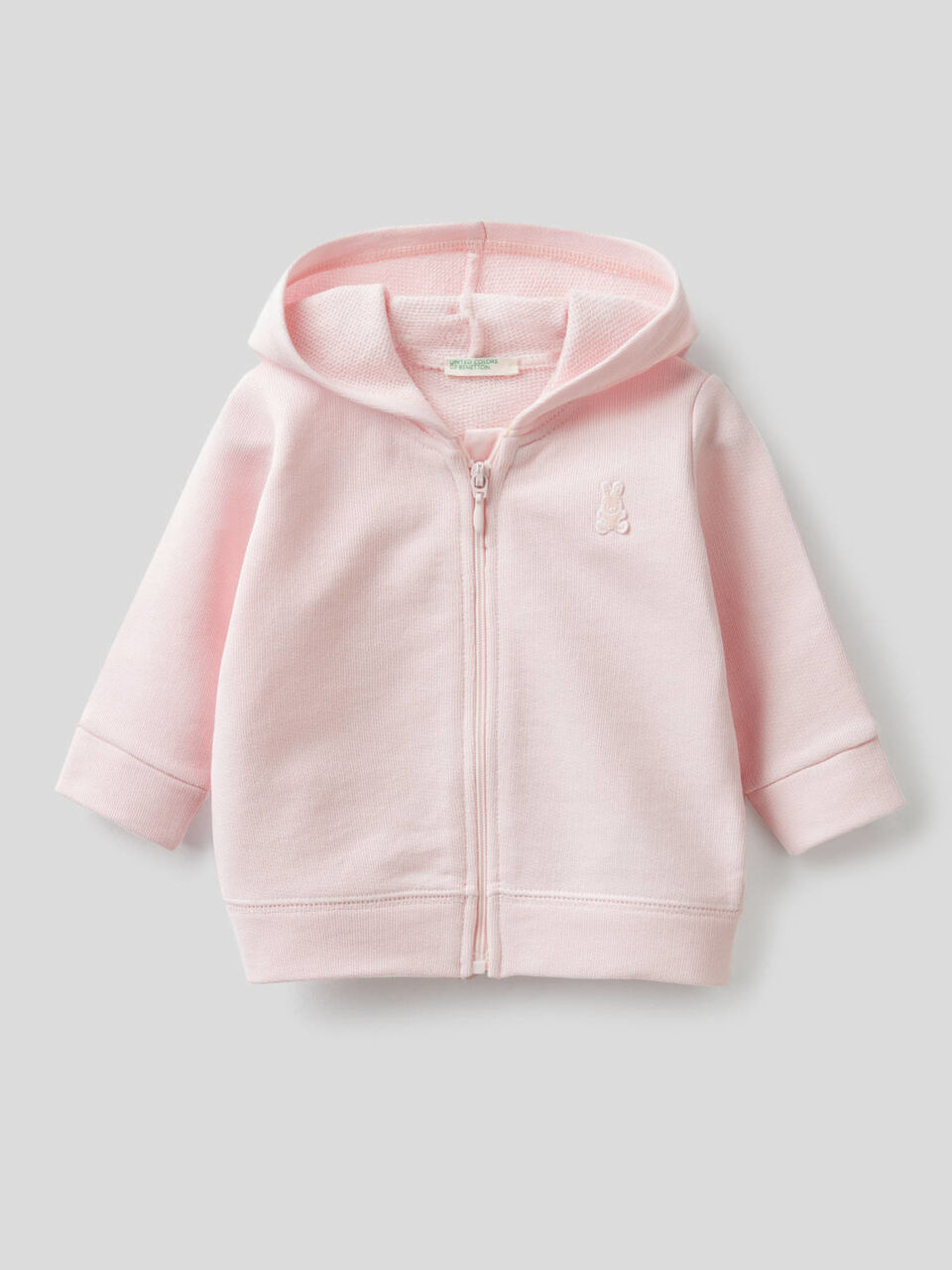 Sweatshirt with hood in organic cotton image number null