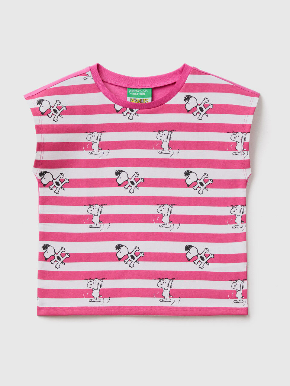 Striped Snoopy t-shirt