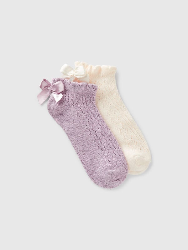 Short socks with bow Junior Girl