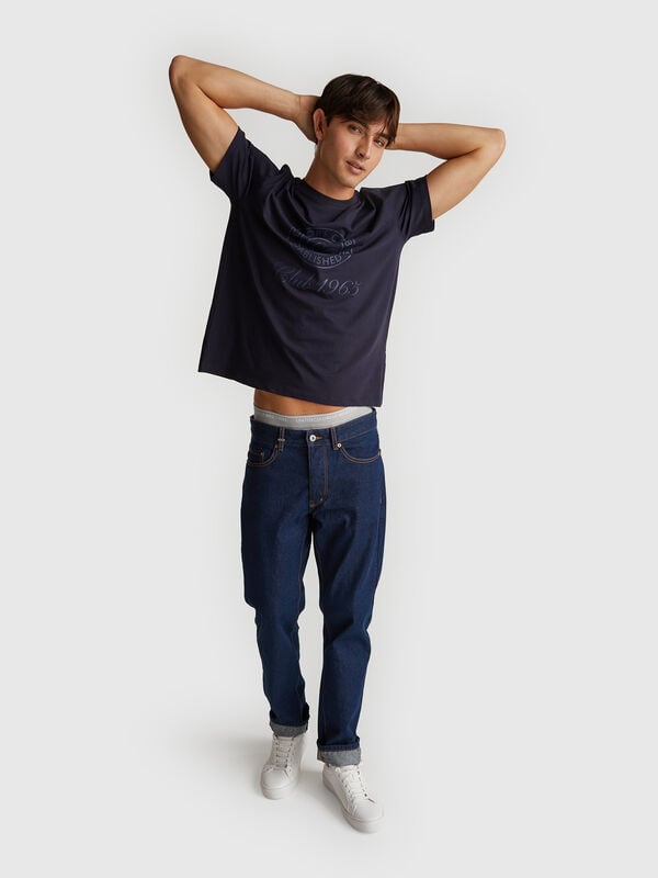 T-shirt in cotton with logo Men