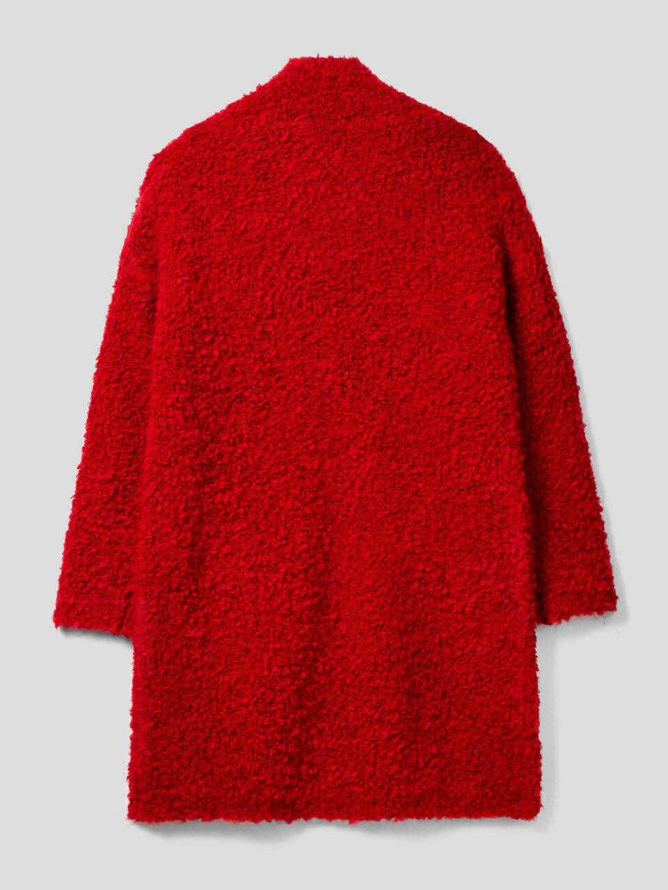 Maxi cardigan in bouclé wool blend image number 2