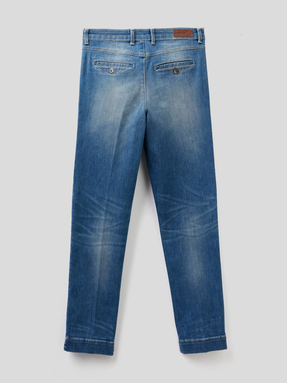 Slim fit denim chinos image number null
