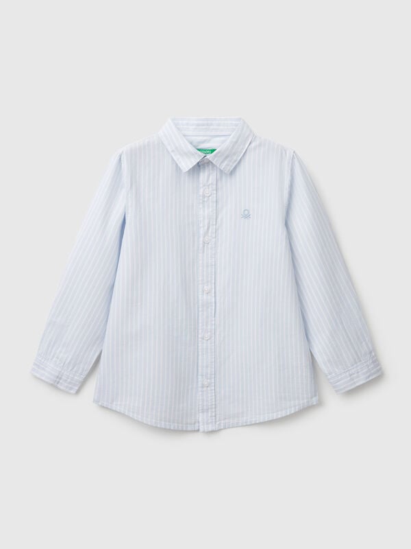 Striped shirt in pure cotton Junior Boy