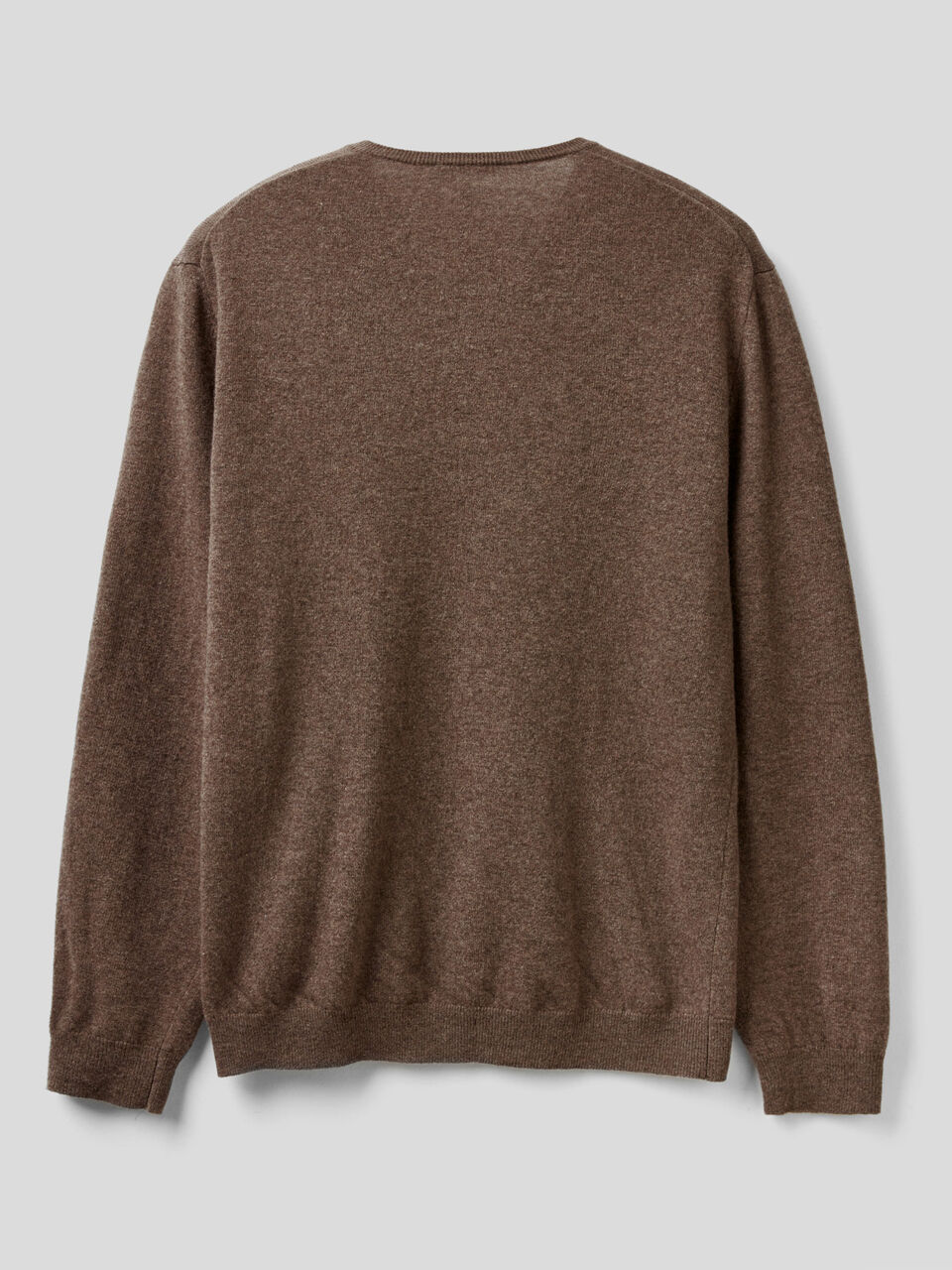 V-neck sweater in pure virgin wool image number 2