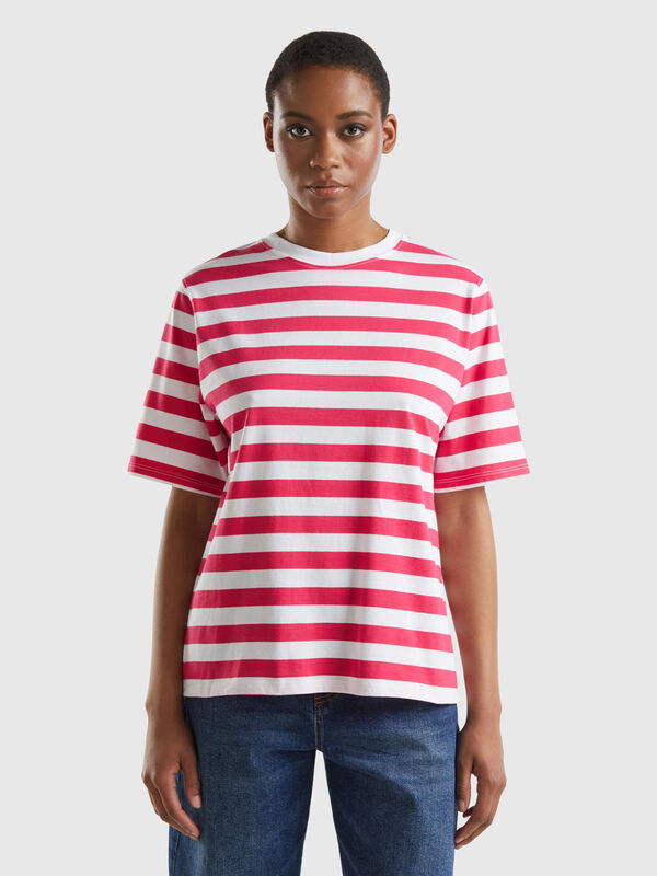Striped comfort fit t-shirt Women
