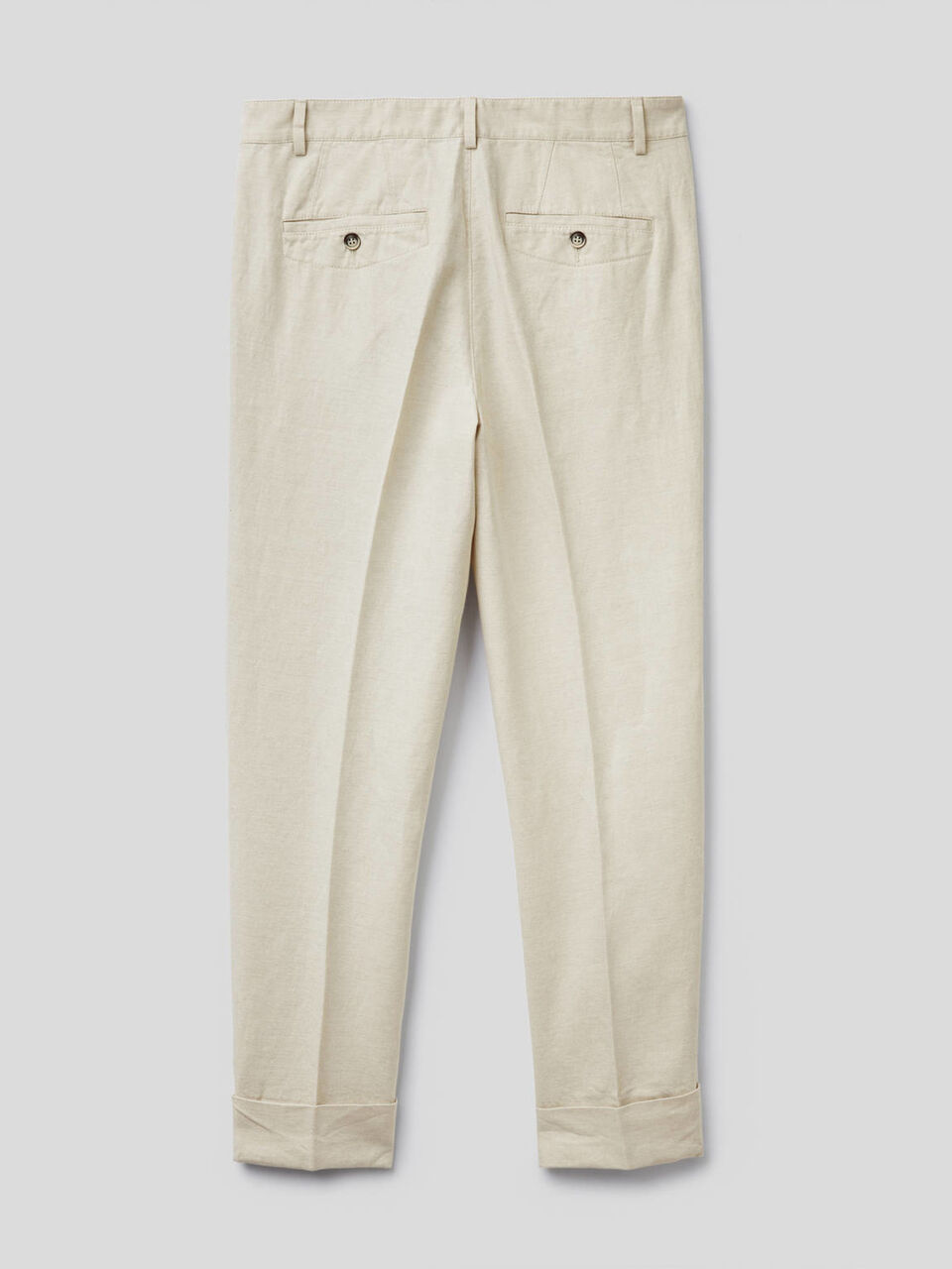 Trousers in linen blend image number 2