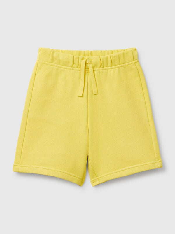 Bermuda shorts in cotton fleece Junior Boy
