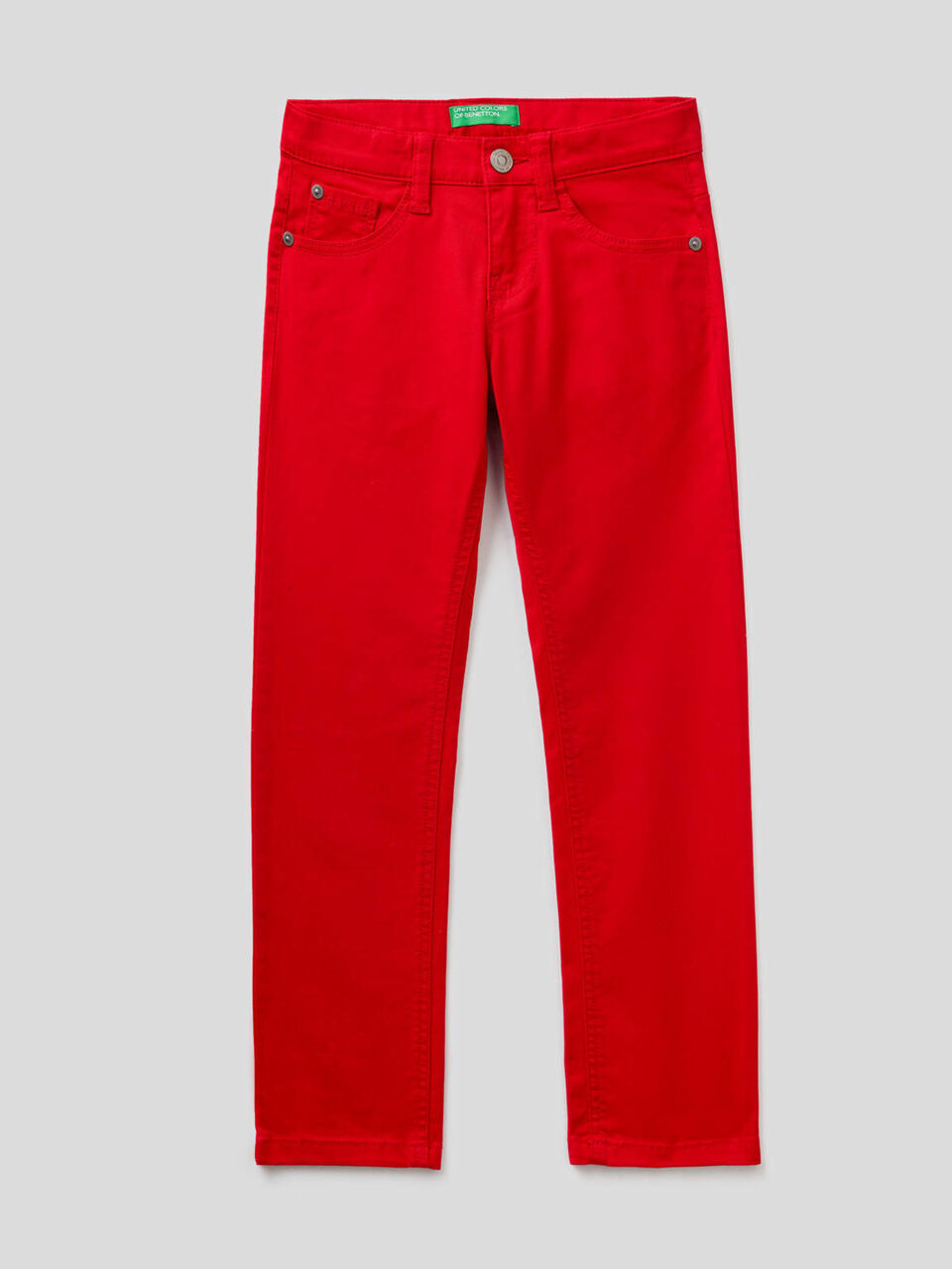 Five pocket slim fit trousers image number null