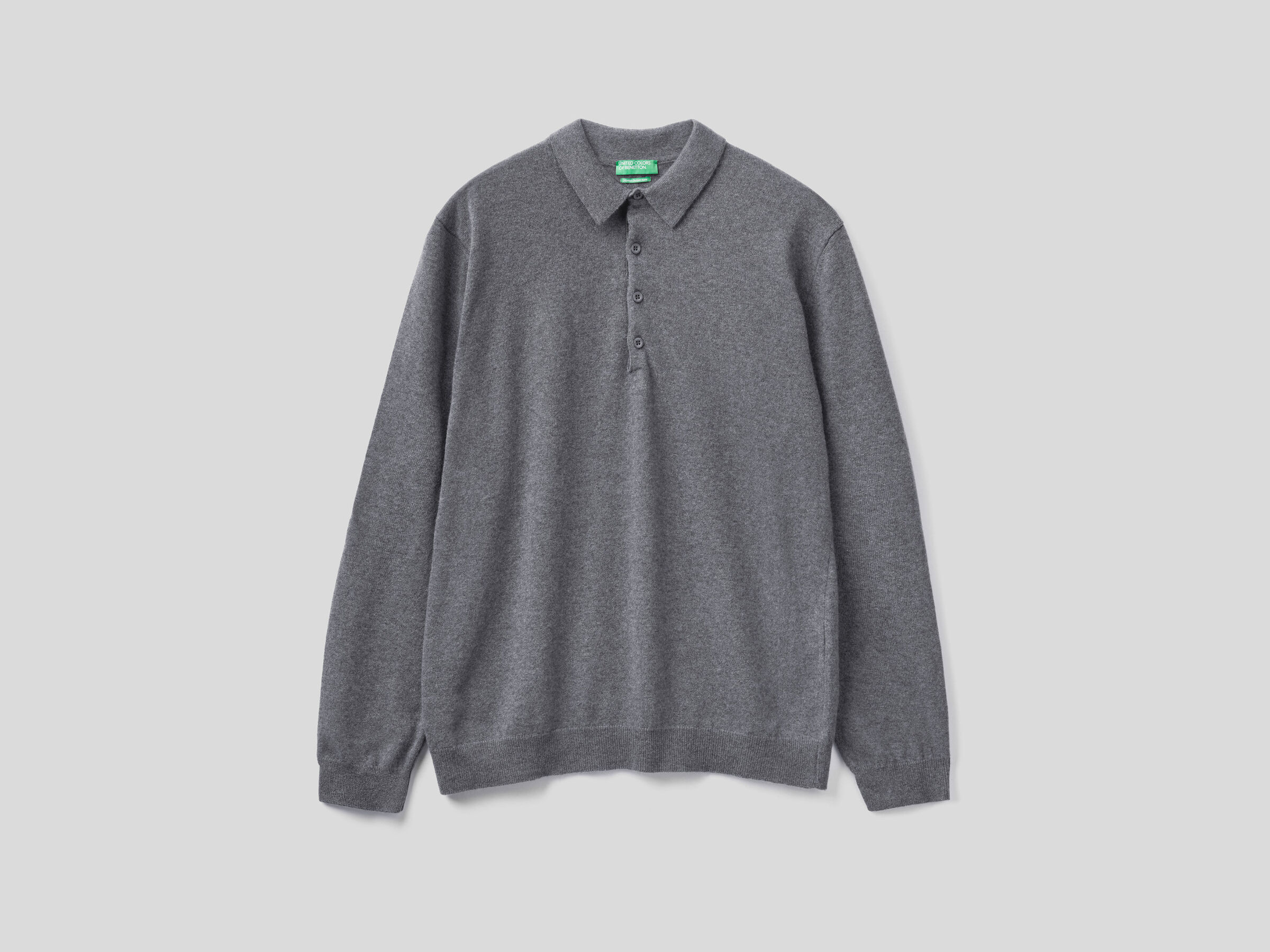 Polo in pure Merino wool image number 5