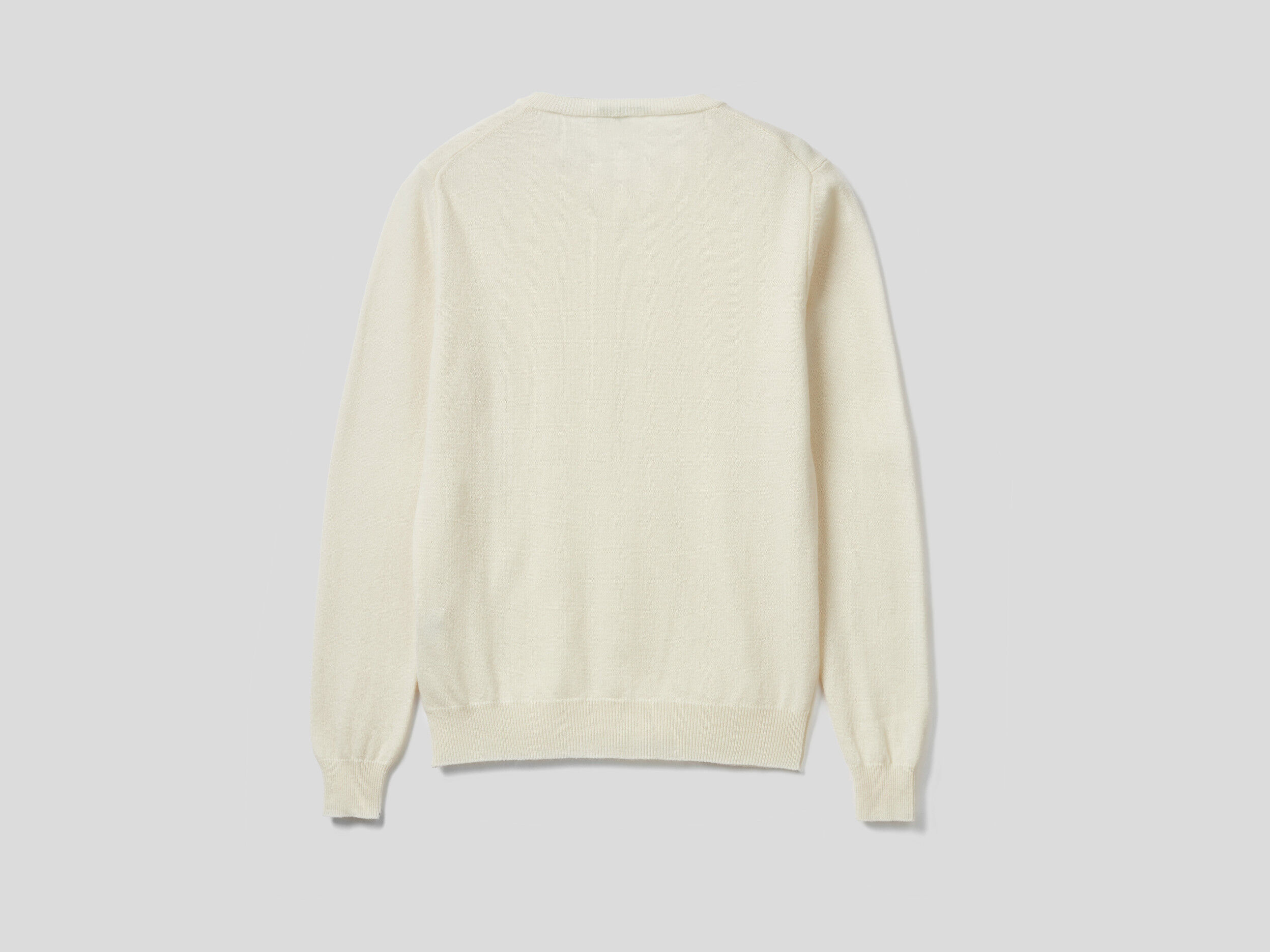 white cream sweater