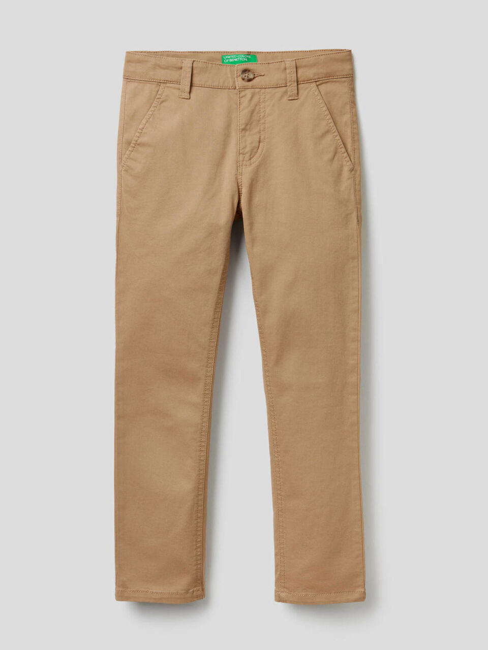 Slim fit chinos in stretch cotton image number null