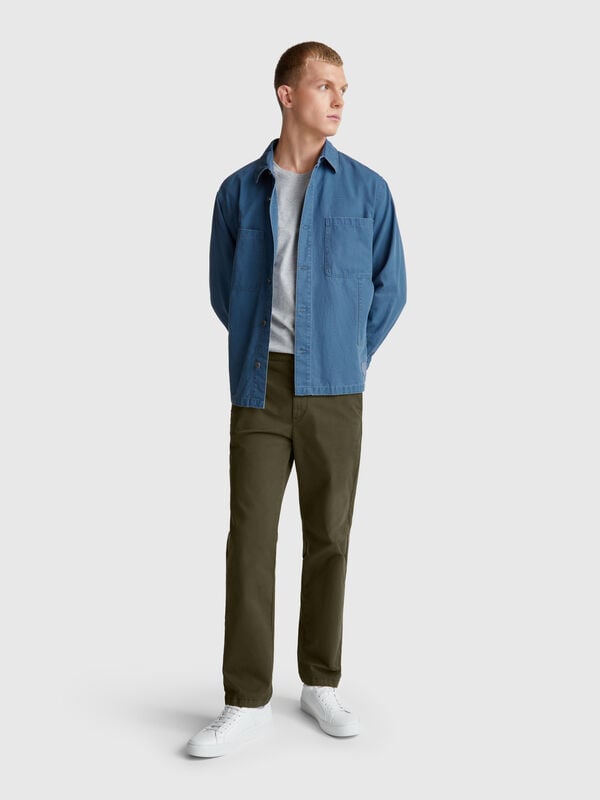 Straight fit chinos Men