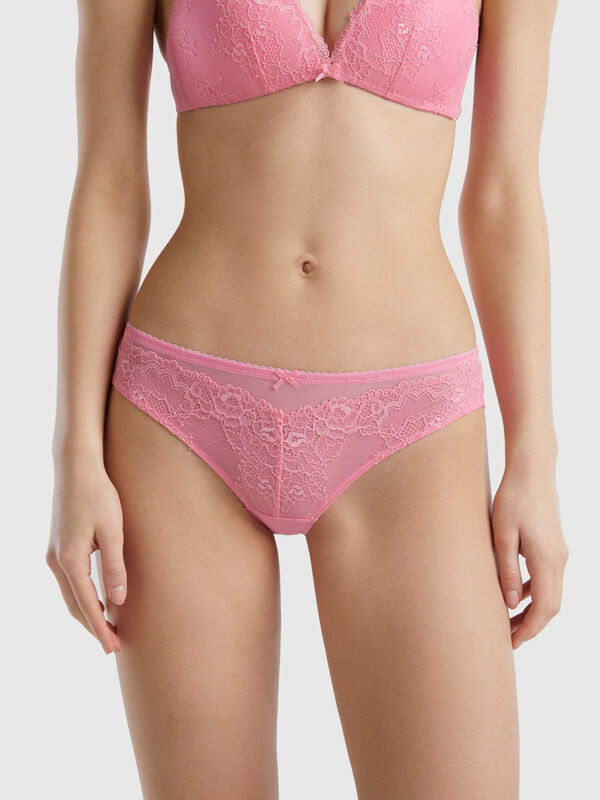 Lace and mesh underwear Women