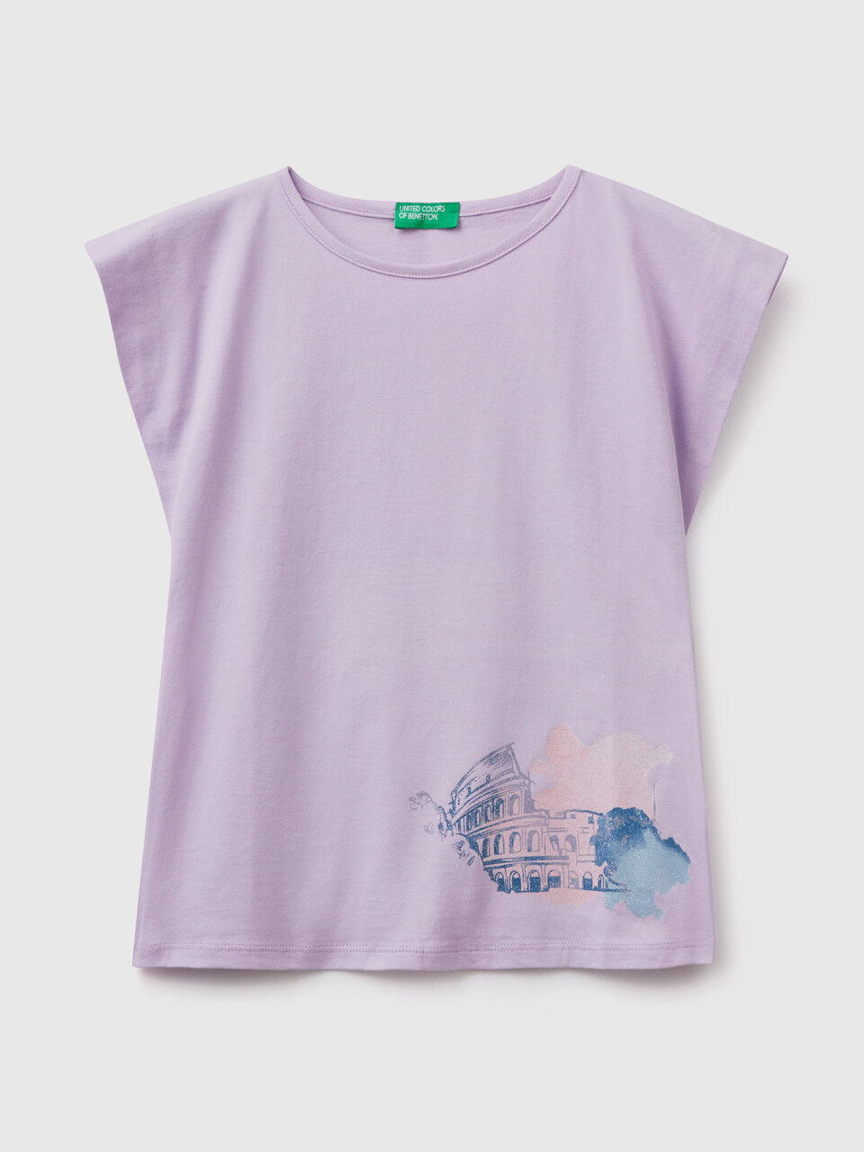 T-shirt with water-based print