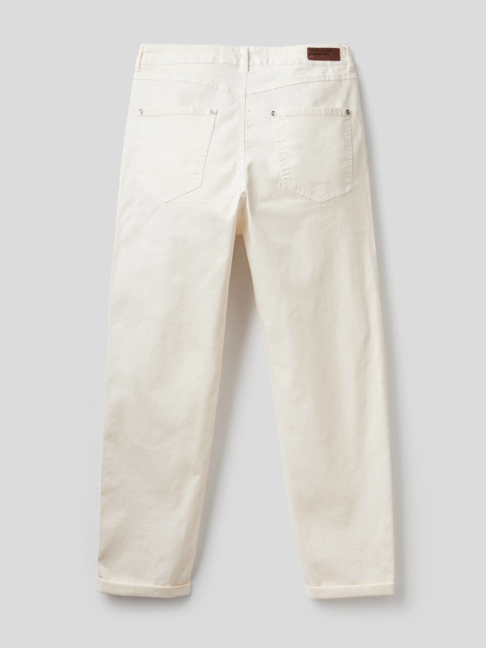 Boyfriend trousers in stretch cotton image number null