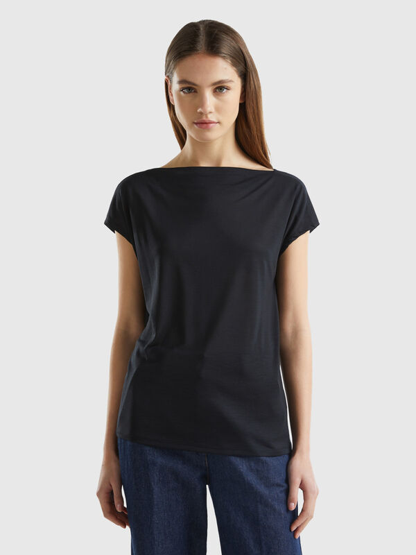 Short sleeve t-shirt in sustainable viscose Women