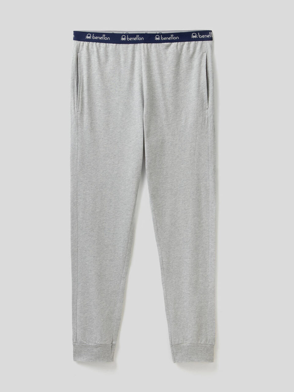 Trousers with elastic logo image number null