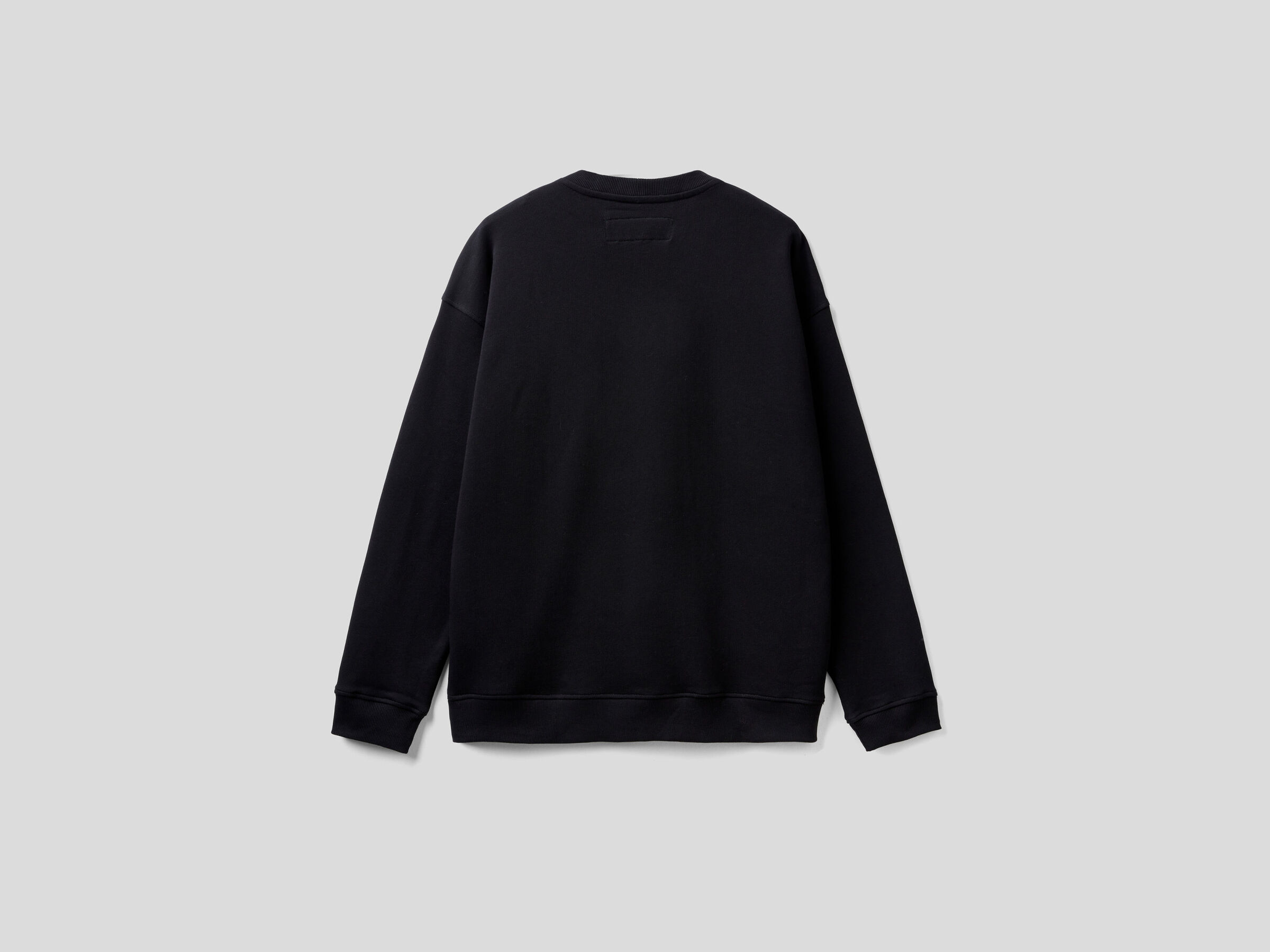 Crew neck sweatshirt with logo print image number 5