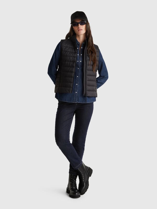 Slim fit denim chinos Women