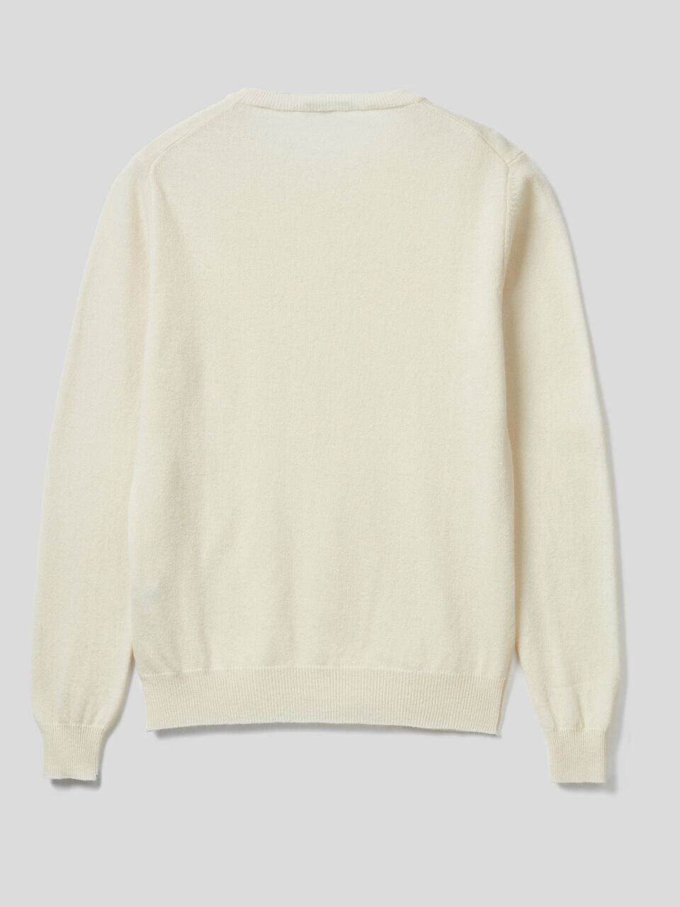Crew neck sweater in Merino wool image number 2