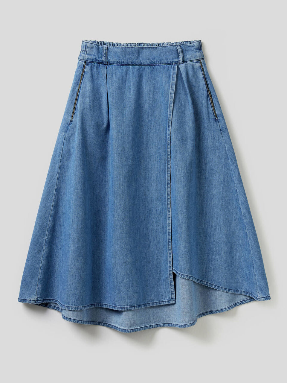 Wrap look skirt image number null