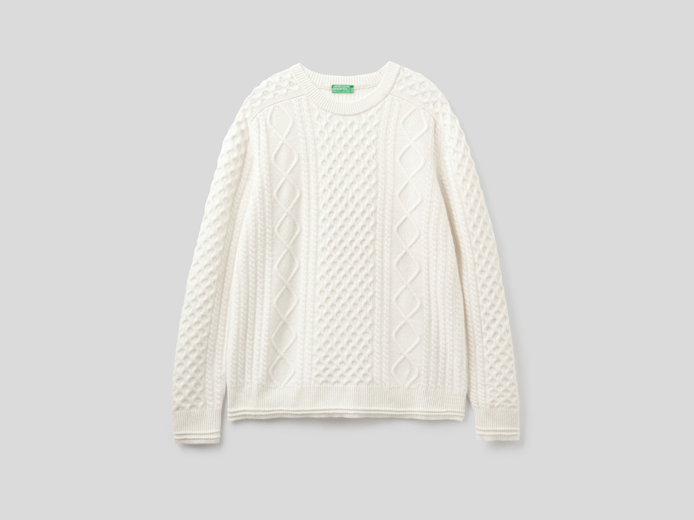 Knit sweater in wool blend image number 4