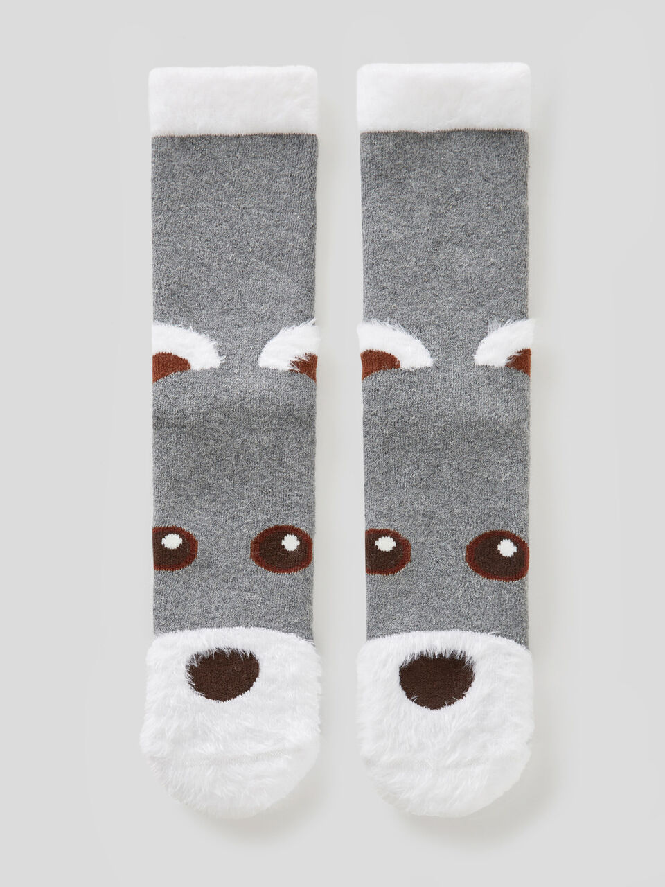 Non-slip terrycloth socks image number 1