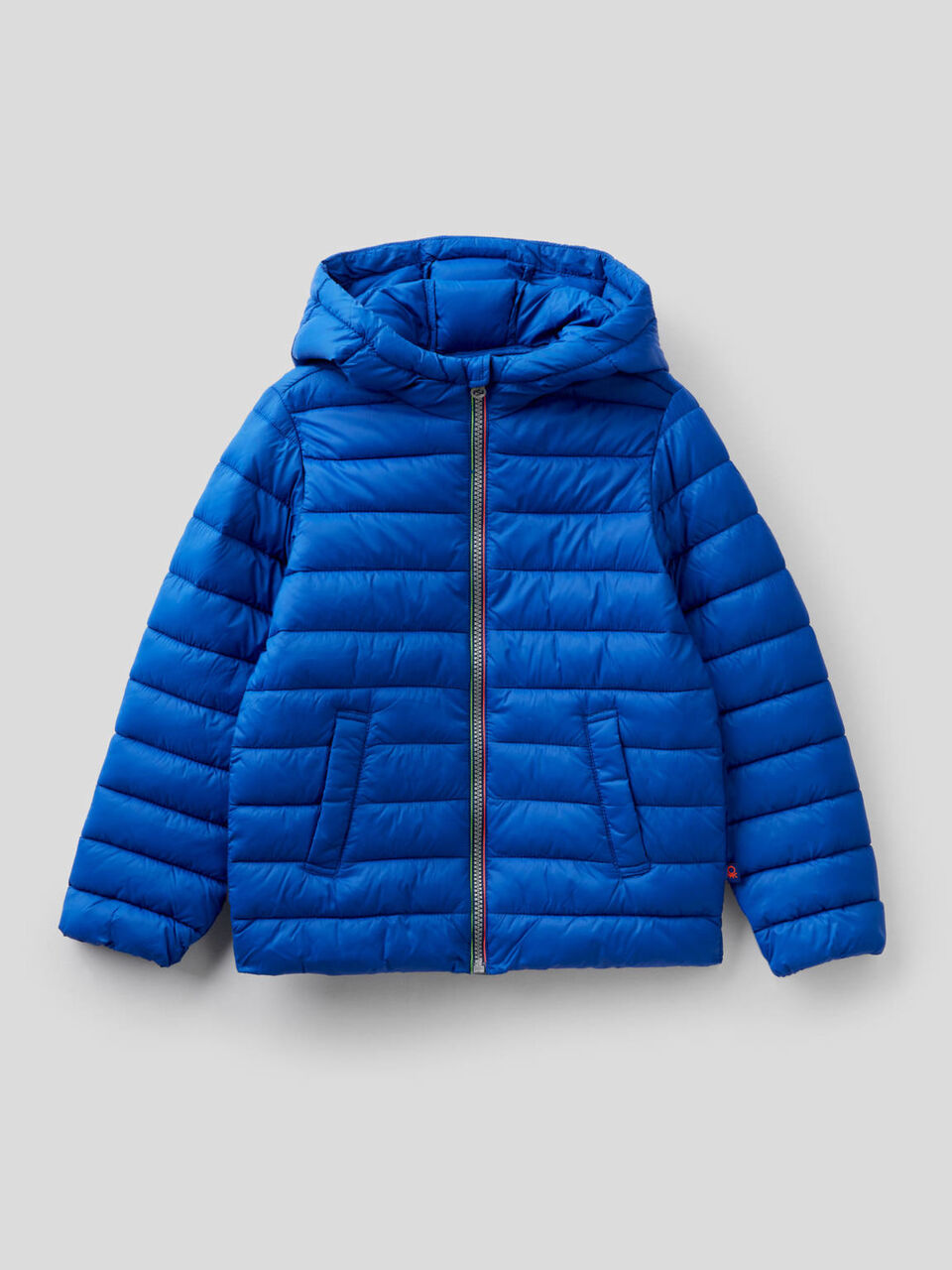 Jacket with hood in technical fabric image number 1