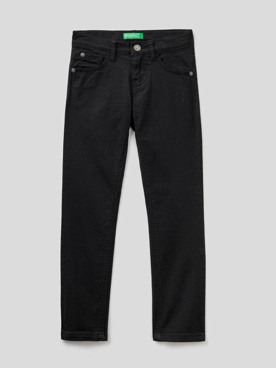 Five pocket slim fit trousers image number null