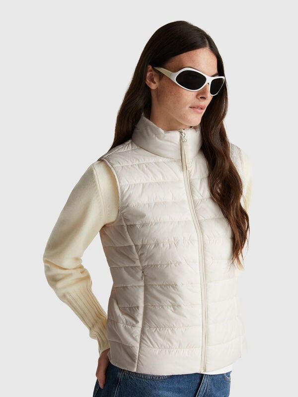 Slim fit padded vest  Women