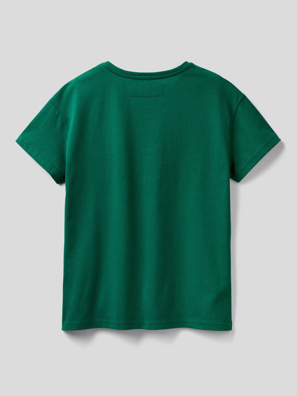 100% organic cotton t-shirt with logo print image number 2