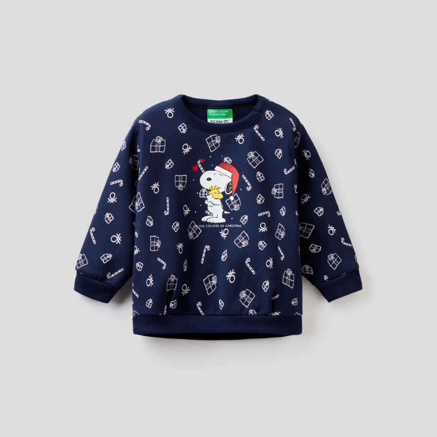 "Peanuts" print sweatshirt