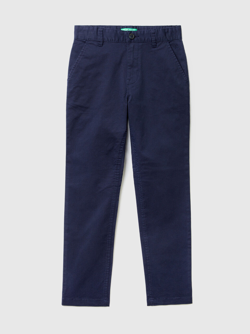 Slim fit chinos in stretch cotton