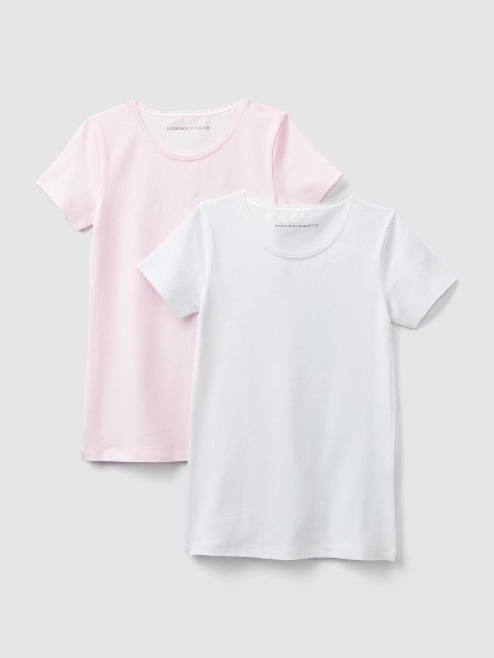 Two t-shirts in stretch cotton image number null