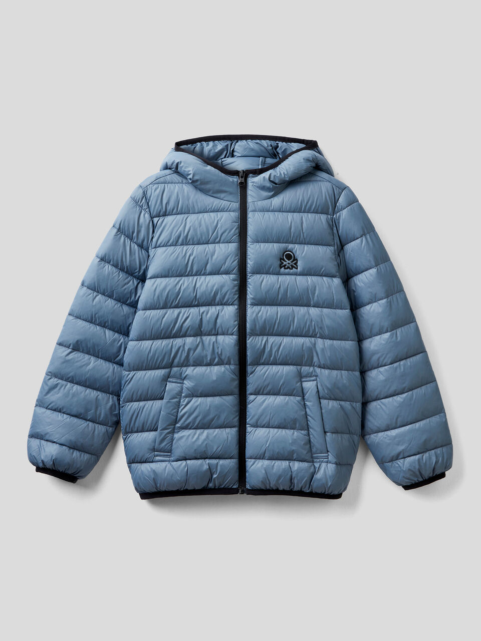 Puffer jacket with hood image number 1