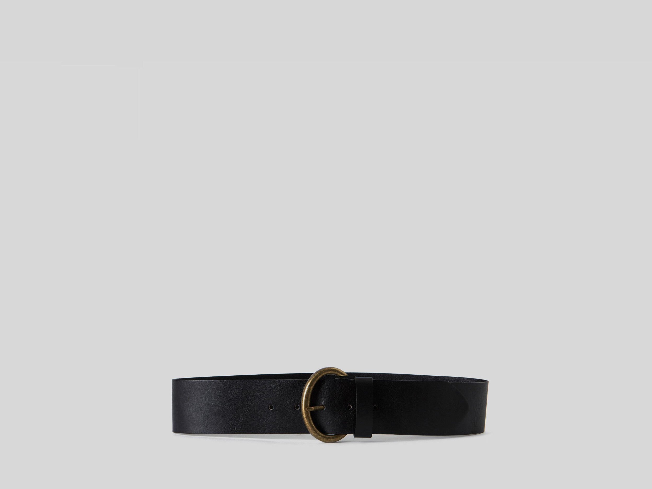 Leather belt