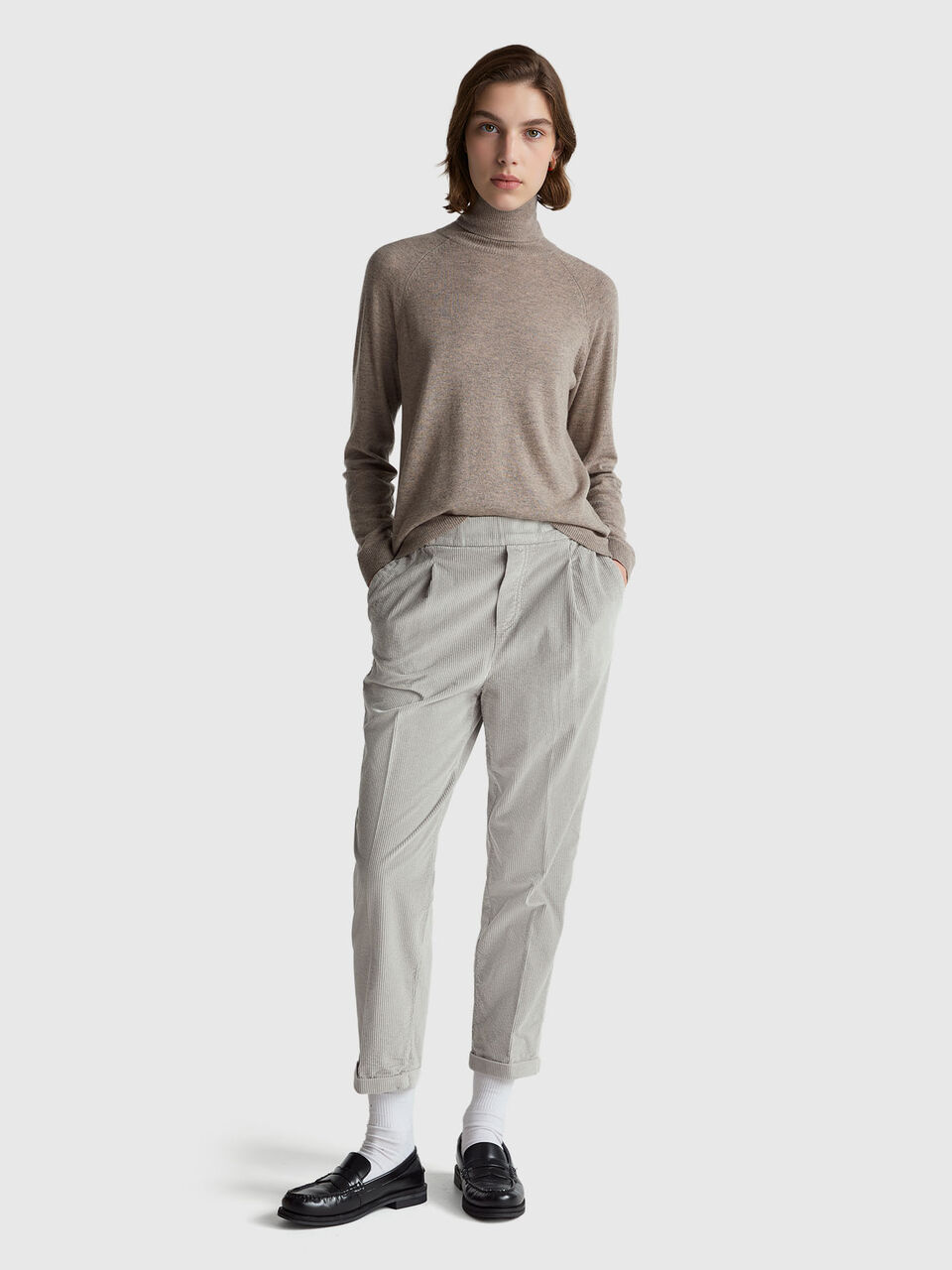 TURTLE NECK SWEATER Women image number null