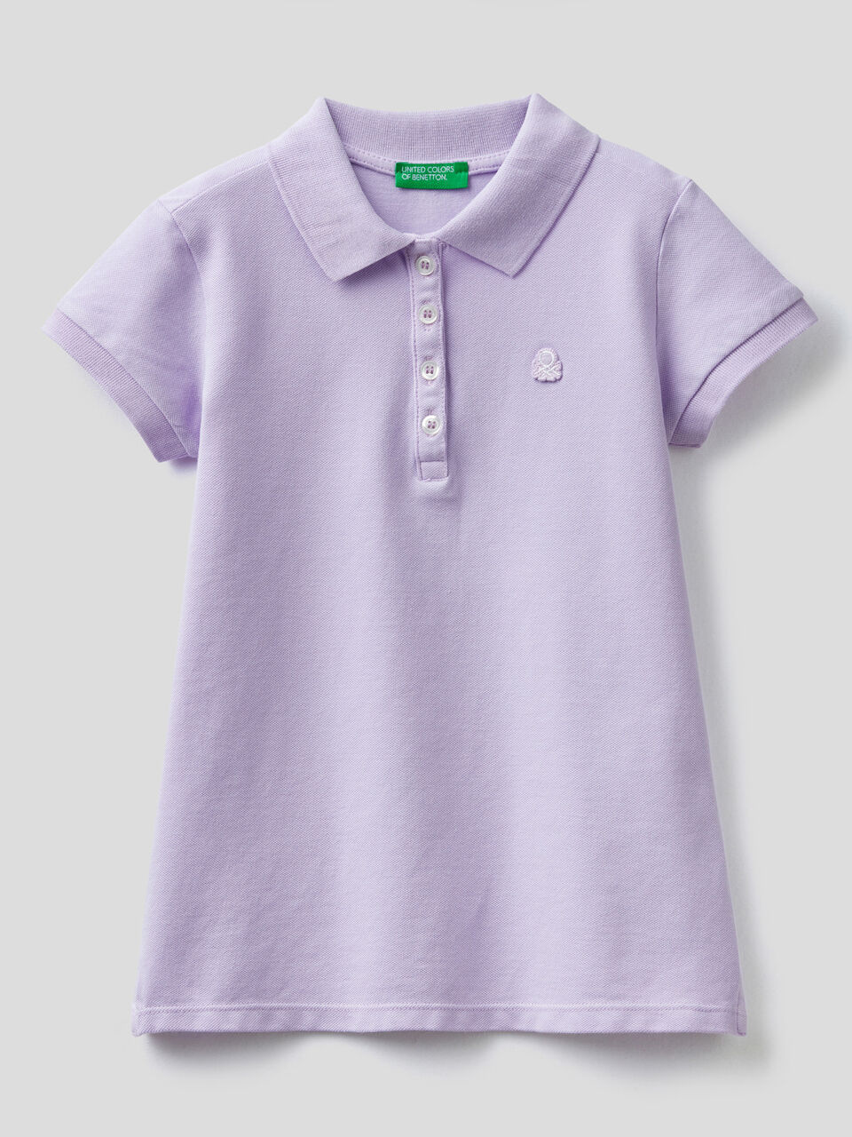Stretch cotton polo image number 1