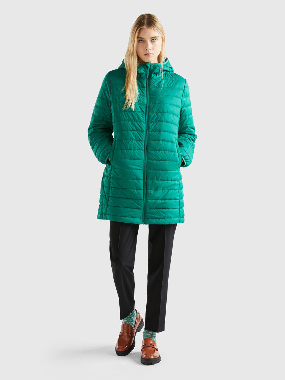 Benetton down coat discount