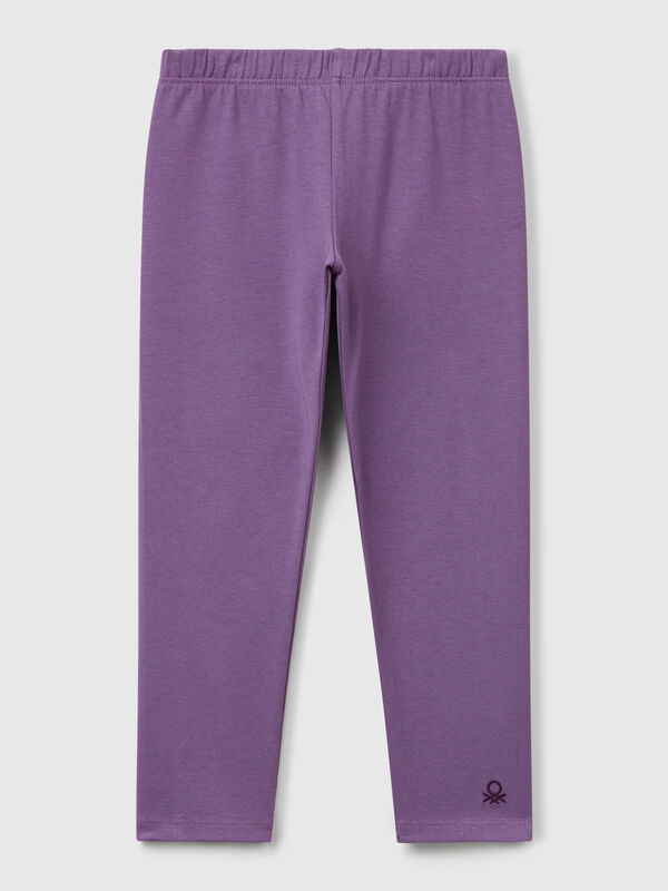 Stretch cotton leggings Junior Girl