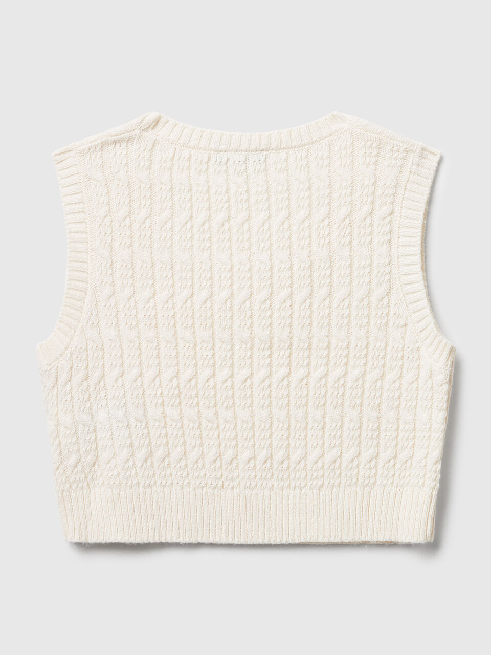 SLEEVELESS SWEATER Junior Girl image number null